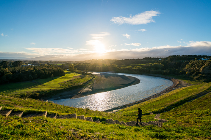 River, Native Bush and Views with Manawatu Striders